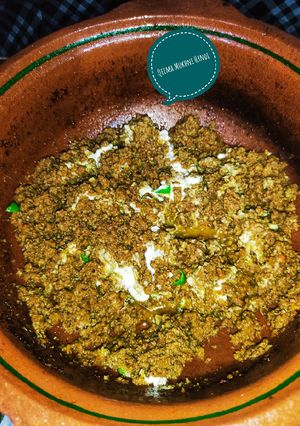 A picture of Qeema Makhni Handi 😋.