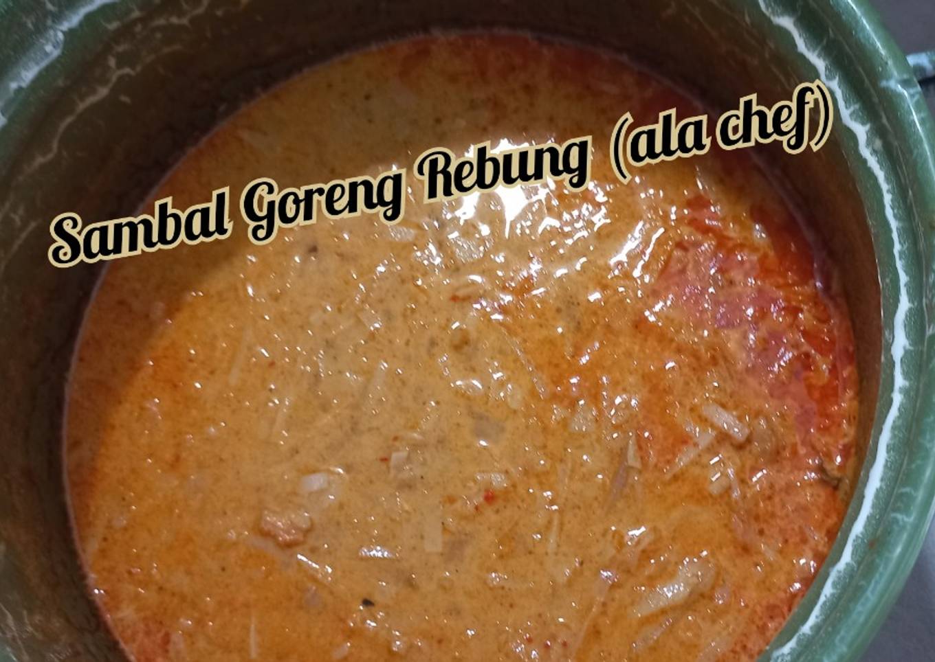 Sambal Goreng Rebung (ala chef)