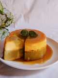Cheese Cake Kukus Caramel Matcha