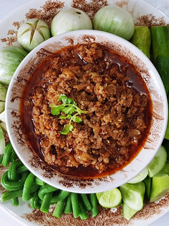 A picture of น้ำพริกหมูโคราช.