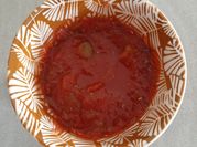 Une photo de ketchup tomate