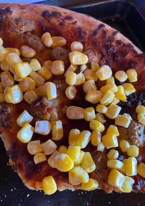 Una foto de Pizza casera de cuarentena