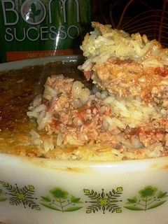 Foto de Empadão de carne com arroz