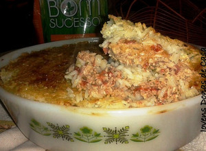 Foto de Empadão de carne com arroz