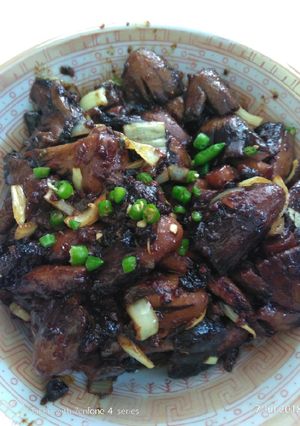 Foto resep Jamur Goreng Bumbu Sate