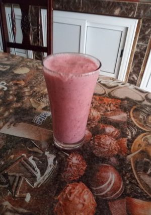صورة لوصفة عصير الفراولة