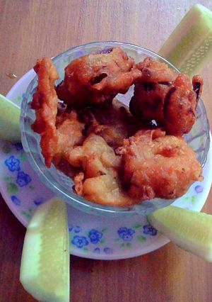 A picture of #MonsoonDelights#OnionPakoda.