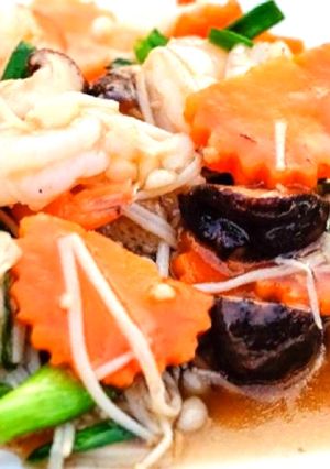 รูปของ ผัดผักรวมมิตรกุ้ง