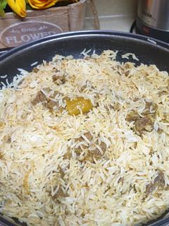 صورة لوصفة برياني لحم بطريقتي السهله