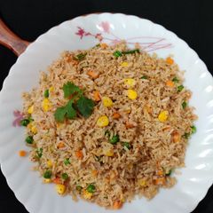 A picture of Corn fried rice.