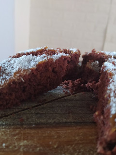 Una foto de Falso brownie= chocolate+remolacha