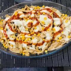 A picture of Creamy corn pasta.