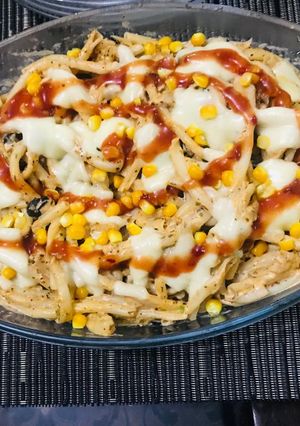 A picture of Creamy corn pasta.