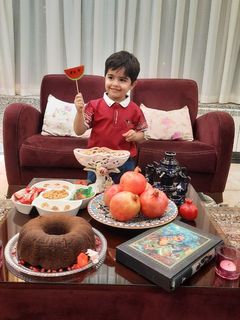عکسی از دستور یلدا مبارک