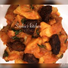 A picture of Yam porridge.