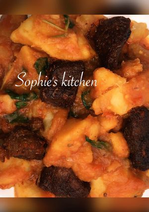 A picture of Yam porridge.