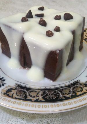 Foto resep Double dark chocolate pudding 🍫