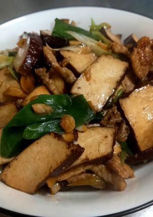 豆干炒肉絲 的食譜成品照片