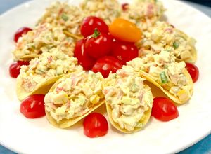 Une photo de Salade de bâtonnets de crabe