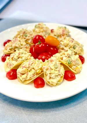 Une photo de Salade de bâtonnets de crabe