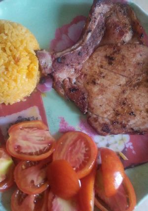 Una foto de Chuletas adobadas