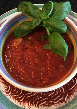 A picture of Authentic Homemade Italian Tomato Sauce.