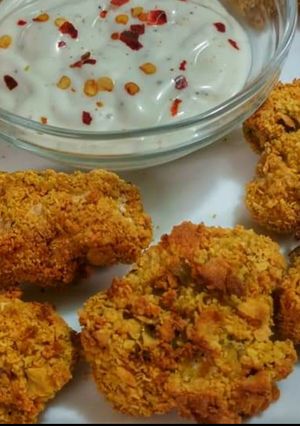 A picture of Crispy Mushroom in Air Fryer.