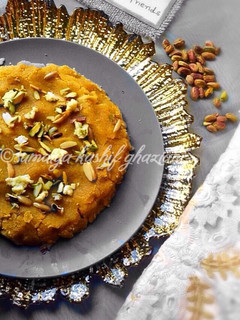 A picture of Besan aur sooji ka halwa #Foodies&Friends.