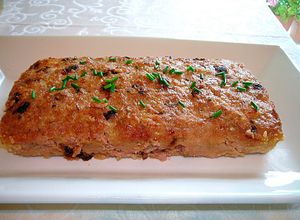 Foto principal de Terrina de carne picada con tomates secos al aroma provenzal