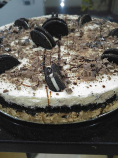 Una foto de Torta oreo y dulce de leche