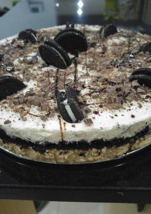 Una foto de Torta oreo y dulce de leche