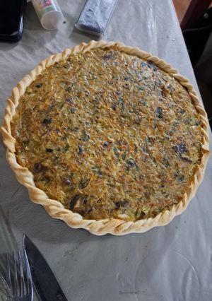 Una foto de Tarta de verduras y jurel