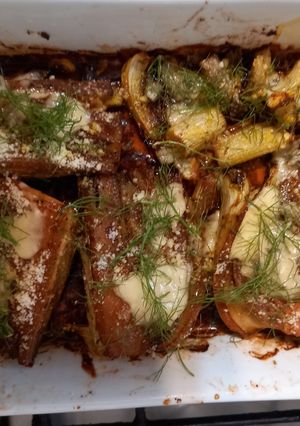 Una foto de Finocchi al Forno