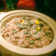 A picture of Kathal Biryani.