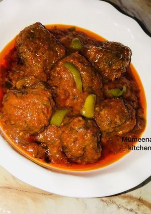 A picture of Meatball stew.