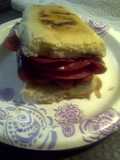 Hard Salami and Hotdogs on Cuban Bread