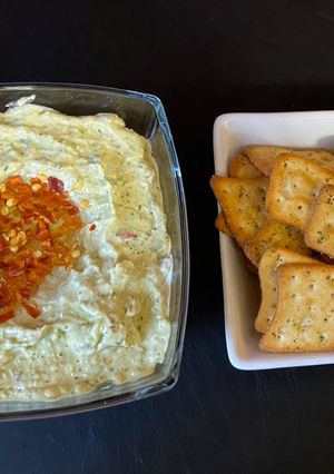 A picture of Creamy avocado dip.