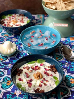 عکسی از دستور آبدوغ خیار کاشانی