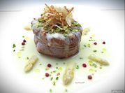 Una foto di hamburger di vitello