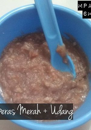 Foto resep Tepung Beras Merah + Udang