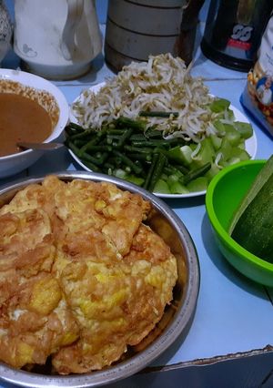 Foto resep Pecel tahu telur