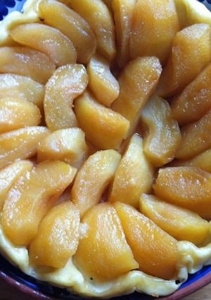 Une photo de Tarte renversée aux poires façon tatin