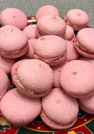 O poză a rețetei Macarons.