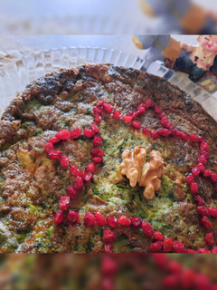 عکسی از دستور کوکو سبزی میان پُر