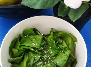 Foto resep Horenzo salad (salad bayam jepang)