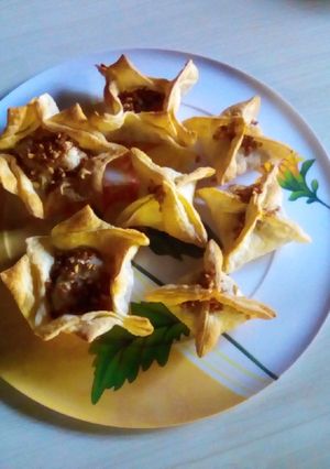 Una foto de Pastelitos de dulce con crocante de maní