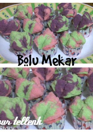 Foto resep Bolkus Mekar Rainbow (Resep Mudah dan Praktis)
