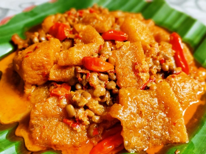 Cara Mudah Membikin Resep Sambal goreng krecek yang  Bikin Ketagihan Anti Ribet, Lezat