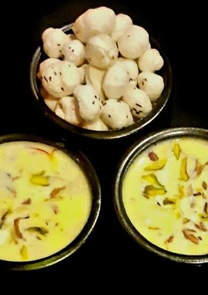 A picture of Makhana Kheer.
