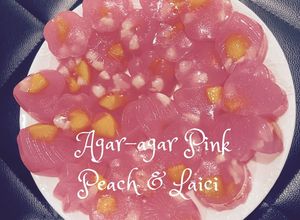 Gambar Agar-agar Pink Peach & Laici (R299)